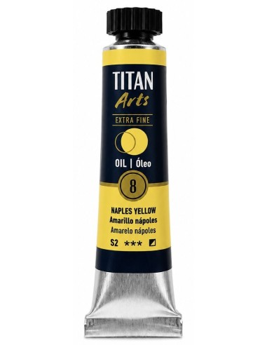 ÓLEO TITÁN EXTRAFINO  8 AMARILLO NÁPOLES 20ml serie 2