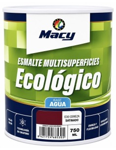 ESMALTE ECOLÓGICO SATINADO CEREZA 750ml (Macy)