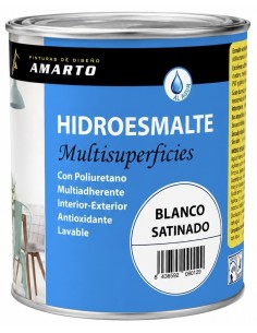 HIDROESMALTE MULTISUPERCIES SATINADO BLANCO 250ml (Amarto)