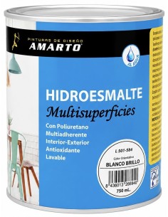 HIDROESMALTE MULTISUPERCIES BRILLO BLANCO 750ml (Amarto)