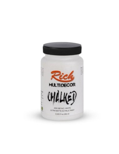 PINTURA MULTIDECOR CHALKED BLANCO 250ml (Rich)