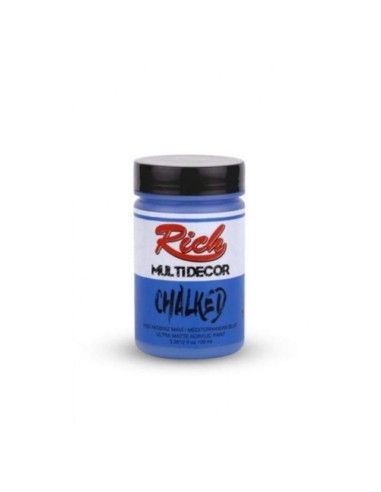 PINTURA MULTIDECOR CHALKED AZUL MEDITERRÁNEO 03627 100ml (Rich)
