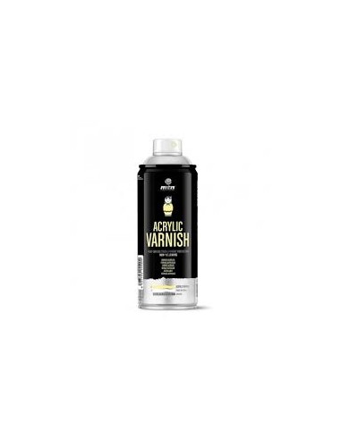 SPRAY BARNIZ ACRILICO SATINADO 400ml (Montana)