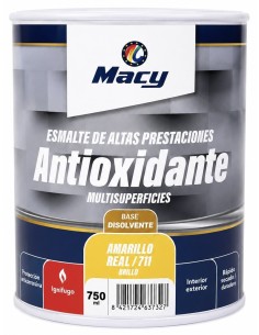 ESMALTE ANTIOXIDANTE BRILLO AMARILLO REAL 711  750ml ALTAS PRESTACIONES (Macy)