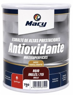 ESMALTE ANTIOXIDANTE BRILLO ROJO INGLÉS 715   750ml ALTAS PRESTACIONES (Macy)