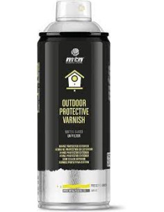 SPRAY BARNIZ PROTECTOR EXTERIOR MATE AL AGUA 400ml