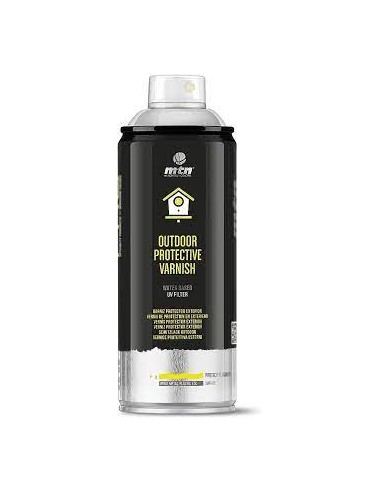 SPRAY BARNIZ PROTECTOR EXTERIOR MATE AL AGUA 400ml