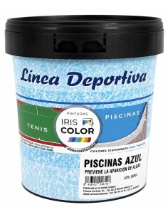 PINTURA PISCINAS AL AGUA AZUL 4lt (Iris Color)
