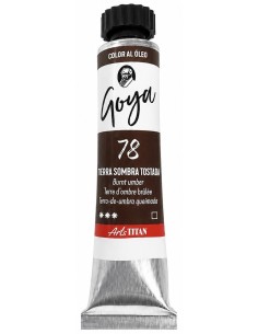 ÓLEO GOYA Nº78 TIERRA SOMBRA TOSTADA 20ml