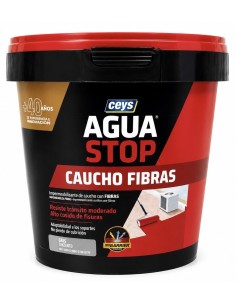 AGUA STOP CAUCHO FIBRAS GRIS 1 kg CEYS