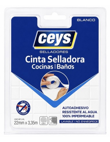 HOGAR CINTA SELLADORA 22mm x 3,35 m CEYS