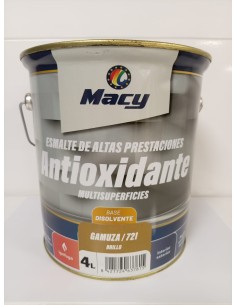 ESMALTE ANTIOXIDANTE BRILLO GAMUZA 721  4lt ALTAS PRESTACIONES (Macy)
