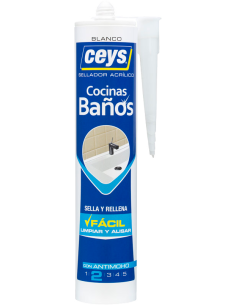 SELLADOR COCINAS Y BAÑOS BLANCO 280 ml CEYS