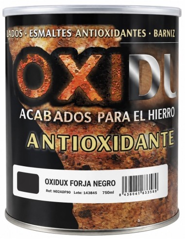ESMALTE ANTIOXIDANTE OXIDUX FORJA NEGRO 750ml (Nupinsur)