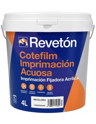 IMPRIMACIÓN ACUOSA COTEFILM INCOLORO 4lt