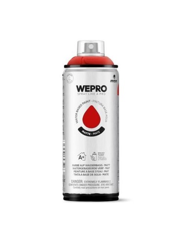 SPRAY WEPRO BASE AGUA MATE ROJO TANGO 400ml