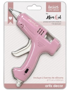 PISTOLA TERMOENCOLADORA ROSA 20W (barra 7mm) ref.0901000037 Artis Decor