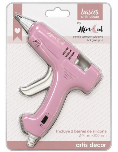 PISTOLA TERMOENCOLADORA ROSA 20W (barra 7mm) ref.0901000037 Artis Decor