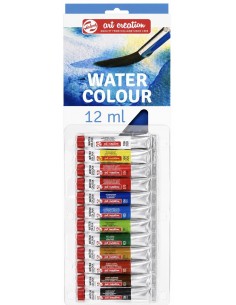 CAJA ACUARELAS TUBO 12x12 ml Talens Ref.9022012M