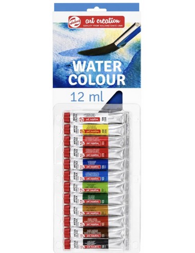 CAJA ACUARELAS TUBO 12x12 ml Talens Ref.9022012M