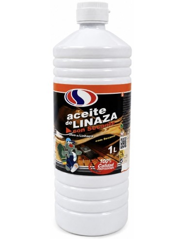 ACEITE DE LINAZA CON SECANTE 1L PLAINSUR