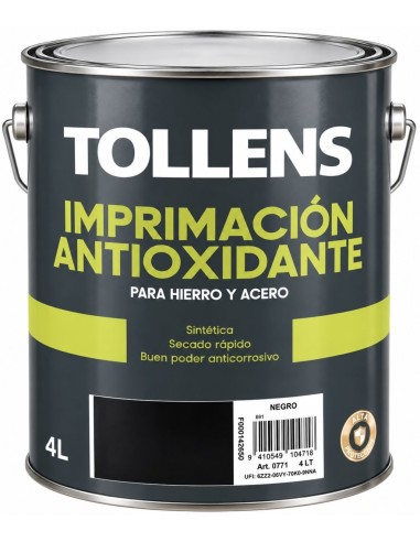 IMPRIMACIÓN ANTIOXIDANTE S/R NEGRO 4lt (Revetón)