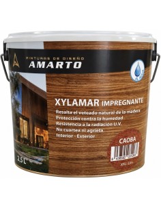 XYLAMAR IMPREGNANTE LASUR AL AGUA MATE  CAOBA 2,5lt (Amarto)
