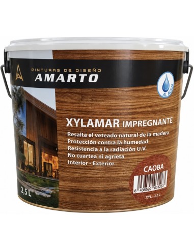XYLAMAR IMPREGNANTE LASUR AL AGUA MATE  CAOBA 2,5lt (Amarto)