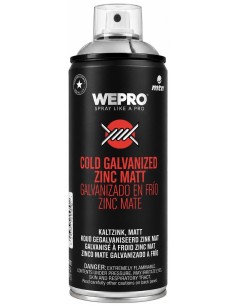 SPRAY ZINC GALVANIZADO EN FRÍO 98% MATE 400ml MONTANA