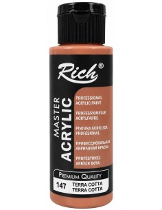 PINTURA ACRÍLICA MATE TERRACOTA Nº147 120ml (Rich)