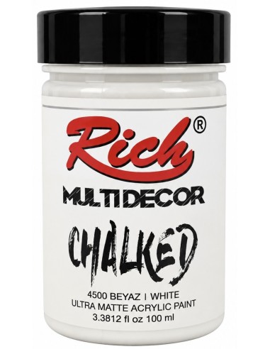 PINTURA MULTIDECOR CHALKED BLANCO 100ml (Rich)