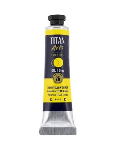 ÓLEO TITÁN EXTRAFINO 26 AMARILLO LIMÓN 60 ml