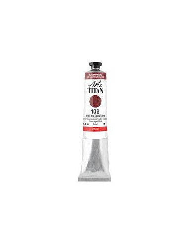 ÓLEO TITÁN EXTRAFINO102 ROJO INGLÉS OSCURO 60ml serie 1