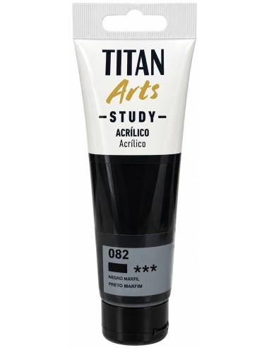 ACRÍLICO STUDY NEGRO MARFIL Nº82 120ml (Titán Arts)