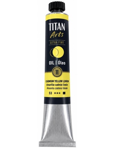 ÓLEO TITÁN EXTRAFINO 11  AMARILLO CADMIO LIMÓN 60 ml serie 3