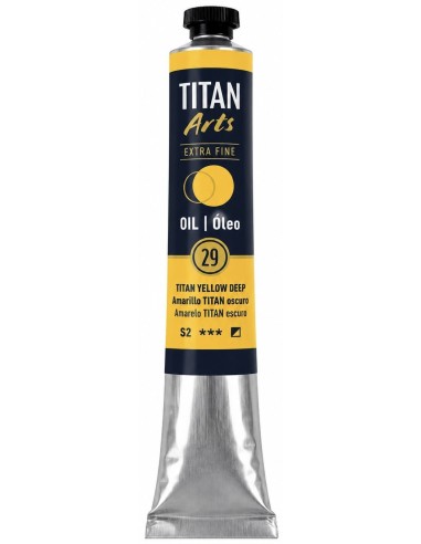 ÓLEO TITÁN EXTRAFINO 29 AMARILLO OSCURO 60ml  serie 2