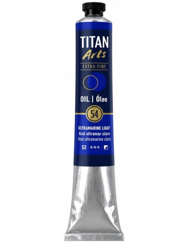 ÓLEO TITÁN EXTRAFINO 54  AZUL ULTRAMAR CLARO 60ml serie 2
