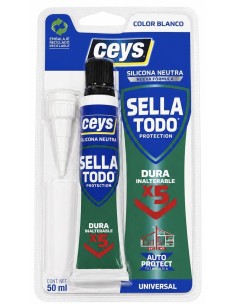 SELLATODO SILICONA NEUTRA BLANCO 50 ml CEYS