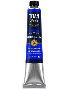 ACRÍLICO TITÁN EXTRAFINO AZUL ULTRAMAR CLARO  Nº54 serie 1