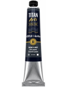 ACRÍLICO TITÁN EXTRAFINO GRIS PAYNE Nº81 serie 1