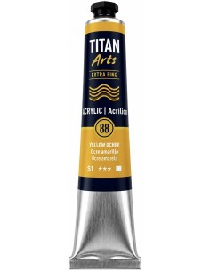 ACRÍLICO TITÁN EXTRAFINO OCRE AMARILLO  Nº88 serie 1