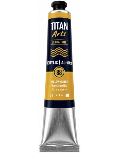 ACRÍLICO TITÁN EXTRAFINO OCRE AMARILLO  Nº88 serie 1