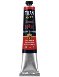 ACRÍLICO TITÁN EXTRAFINO ROJO OSCURO Nº36 serie 3