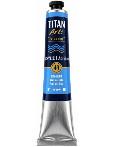 ACRÍLICO TITÁN EXTRAFINO AZUL CELESTE Nº49 serie 1