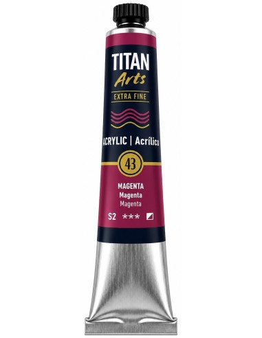 ACRÍLICO TITÁN EXTRAFINO MAGENTA Nº43 60ml serie 2
