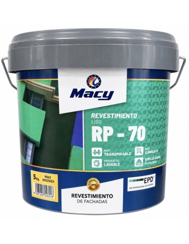 REVESTIMIENTO RP-70 MOSTAZA 9063 ANTIMOHO 5 kg (Macy)