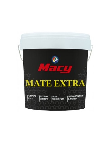 PINTURA PLÁSTICA MATE EXTRA 801 NEGRO 750ml (Macy)