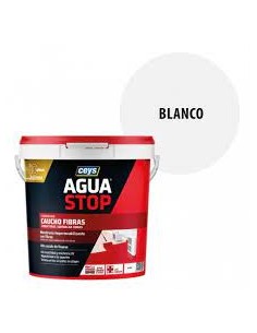 AGUA STOP CAUCHO FIBRAS  BLANCO 5 kg CEYS