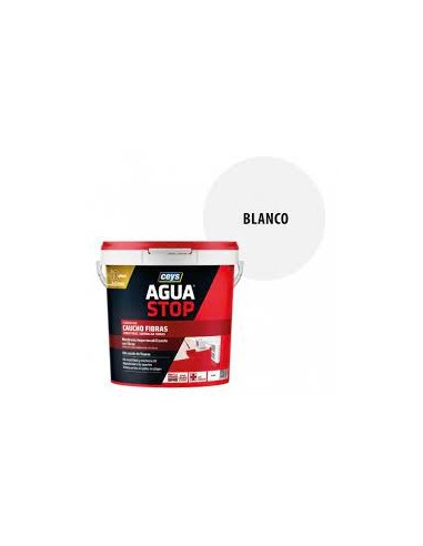AGUA STOP CAUCHO FIBRAS  BLANCO 5 kg CEYS