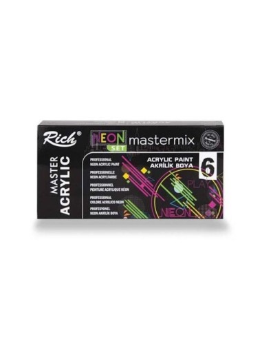 MASTERMIX NEÓN 6 COLORES 60cc (Rich)